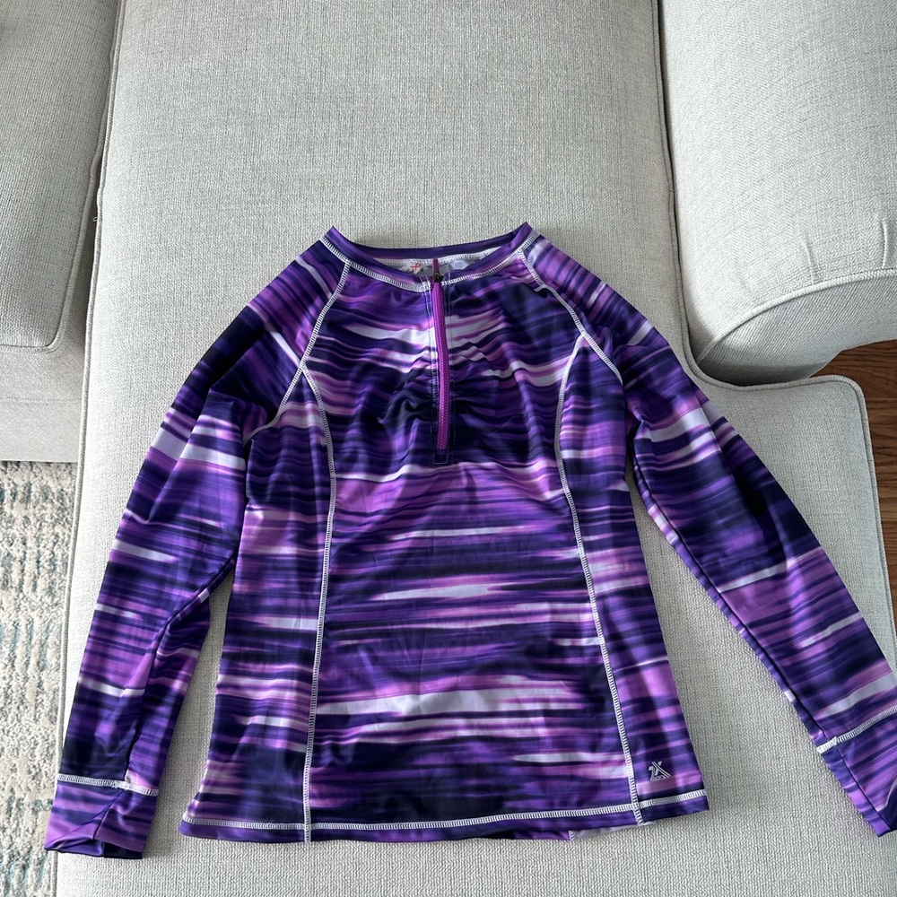Women's Purple Swim Top